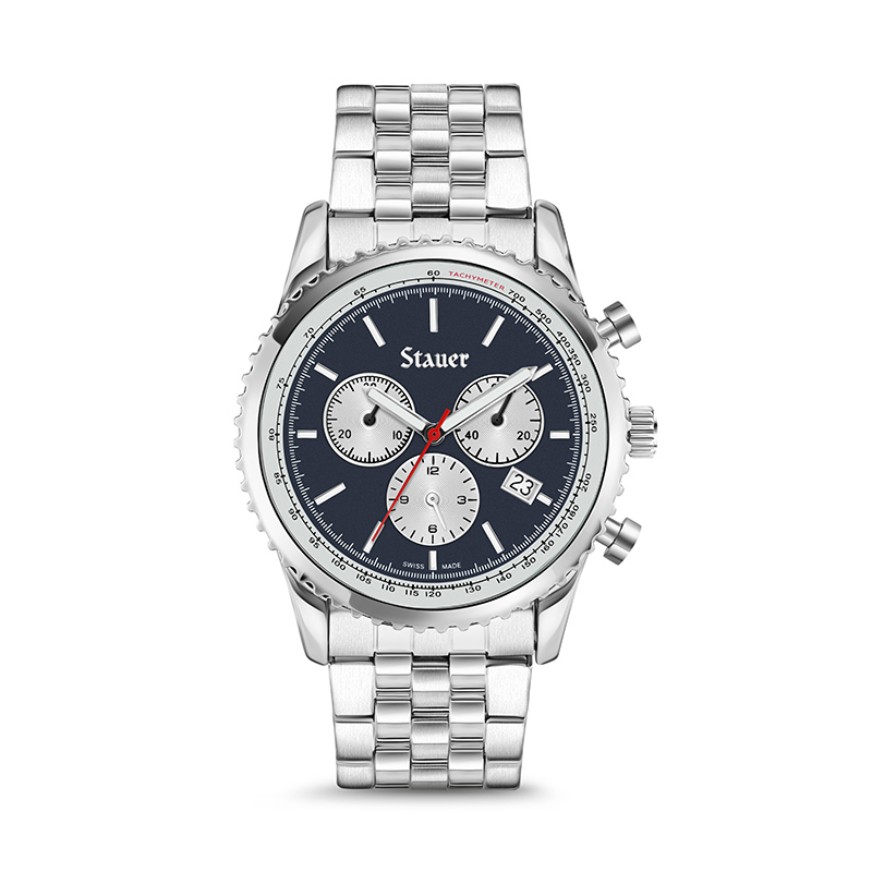 Swiss Made Navigator Chronograph (stainless steel bracelet band)